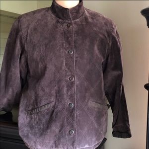 Vintage L.L.Bean Brown Suede Leather Jacket